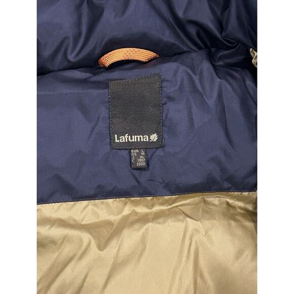 Lafuma Down Puffer Oz Vest Jacket Mens Size M Brown Full Zip & Snap - Picture 5 of 8